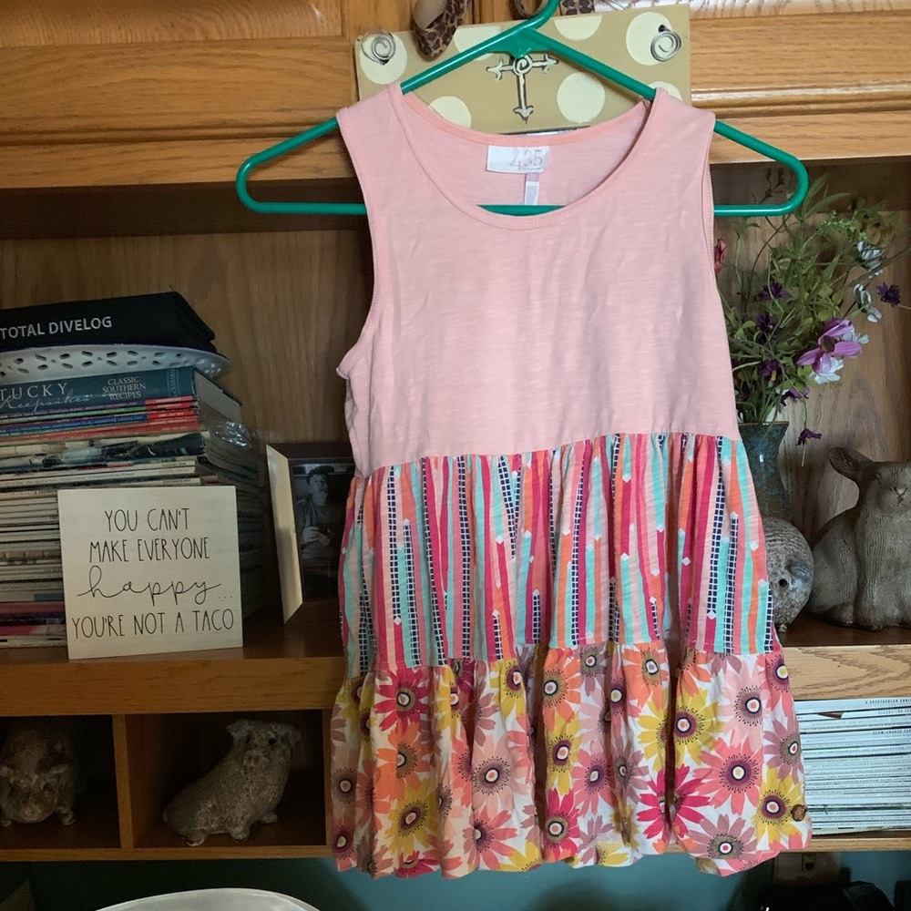 Matilda Jane sz 12 girls tank dress pink
